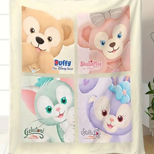新品未使用 ふわふわブランケット ダッフィー&フレンズ