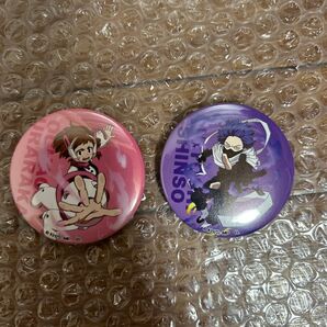 僕のヒーローアカデミア 描き下ろし缶バッジ 麗日お茶子 心操人使 セット