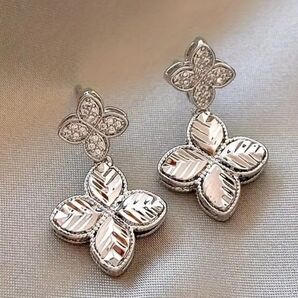 シルバーピアス クローバーピアス ジルコニアピアス フラワーピアス スターピアス 人気のピアス