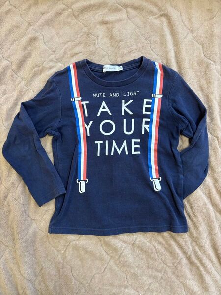 THE SHOP TK 長袖ロンT 130 サスペンダー風シャツ タケオキクチ カットソー