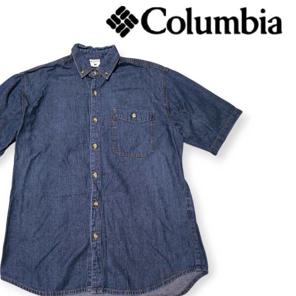 【希少】Columbia コロンビア ダンガリー シャツ L
