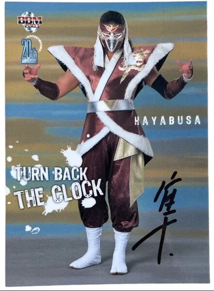 2003 BBM ハヤブサ 直筆サインカード 120枚限定 FMW ECW 新日本プロレス HAYABUSA