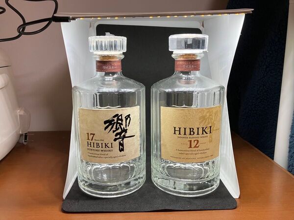 HIBIKI 17年 & 12年 ウイスキー 2本セット空瓶