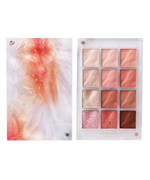 COLORROSE 水面アイシャドウパレット 02 夕日コーラル 未開封品 アイシャドウ