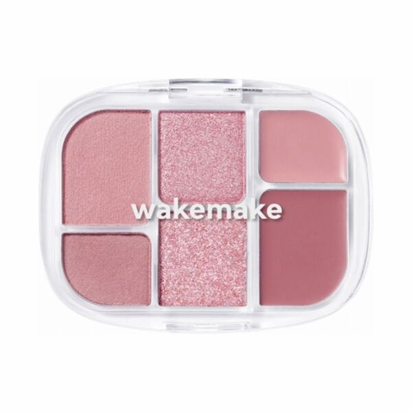 WAKEMAKE ソフトシアーマルチパレット 02 レイジーローズ 韓国コスメ アイシャドウ