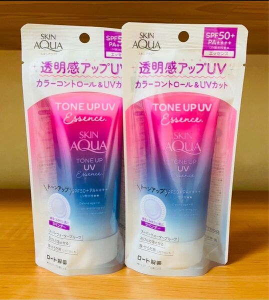 スキンアクア トーンアップUVエッセンス ラベンダー80g