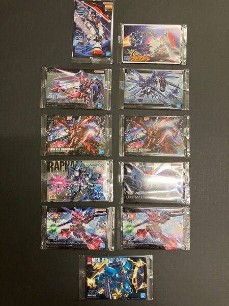 ガンプラパッケージアートグミ 11枚セット