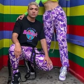 Purple Camofrage Pants
