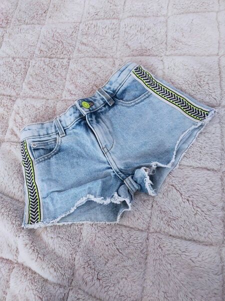 ZARA KIDS カットオフデニム ショートパンツ 110 子ども服 女の子