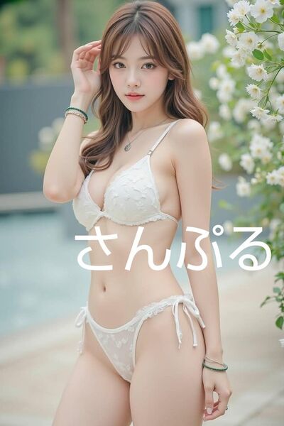 AI美女、A4サイズアートポスター
