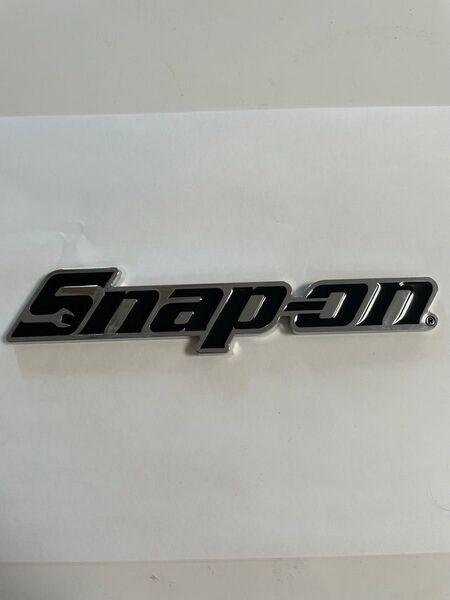 スナップオン Snap-on エンブレム ブラック&メッキ 200mm
