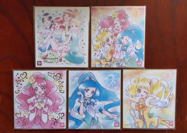 プリキュア 色紙ART ヒーリングっどプリキュア 5枚セット