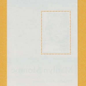 ● 【外国切手・ガイアナ】 マリリン・モンロー S/S 切手シート (`07) 未使用の画像2