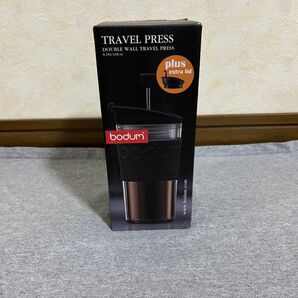 【新品・未使用】bodum /ボダム トラベルプレス フレンチプレス ブラック