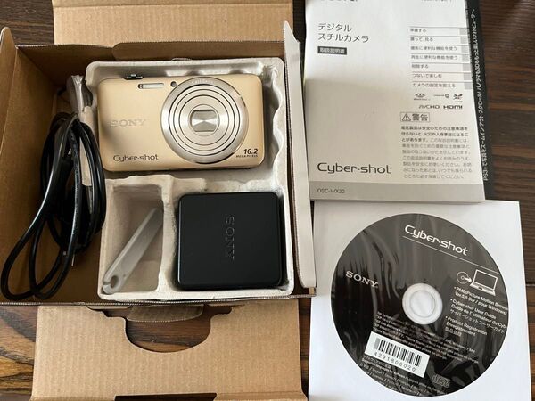 デジカメ ソニー SONY デジタルカメラ Cyber-shot ゴールド DSC-WX30