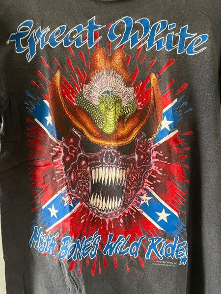 グレイトホワイト Great White Tシャツ ヴィンテージバンドTシャツ 古着
