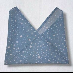 【ハンドメイド】手ぬぐいで作ったあづま袋 エコバッグにも◎ 手作り 星柄 ハンドメイド