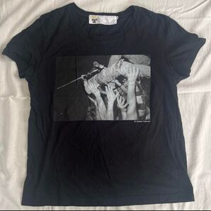 希少 値下げ ニルヴァーナ ナノユニバース 黒 半袖T バンド 古着 Tシャツ アーティストT NIRVANA
