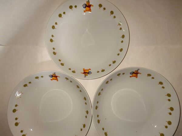 くまのプーさん パスタ皿 3枚