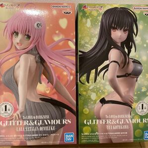 【2体セット】新品未開封品 ToLOVEるダークネス フィギュア ララ 古手川唯 GLITTER&GLAMOURS