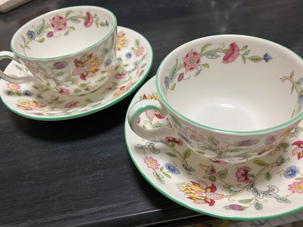 ティーカップ&ソーサー 2客セット ミントン