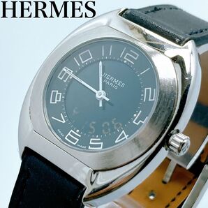 126エルメス エスパス ES1.210 トノー アナデジ 腕時計 希少 美品