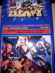 Hard 'n Heavy Vol.2 Volume VHS ビデオ　OZZY Osbourne Judas Priest Exodus Testament Femme fatale Helloween White Lion Scorpions 