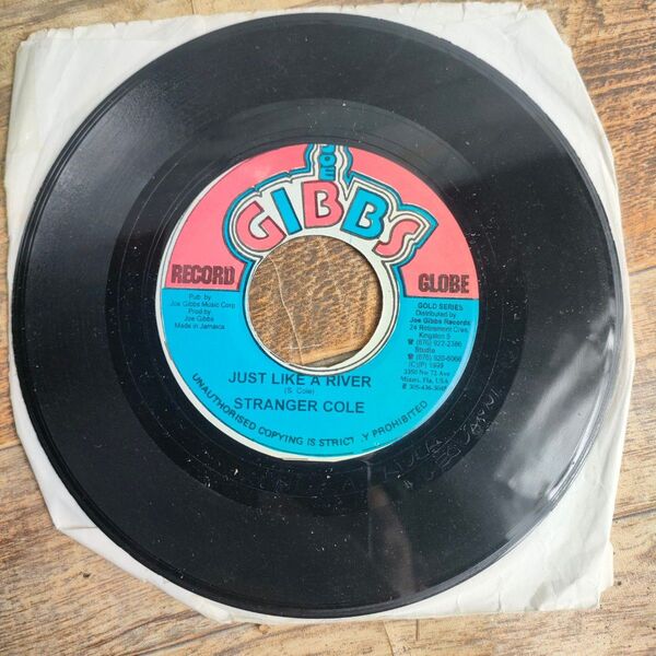 STRANGER COLE ■ JUST LIKE A RIVER ■ JOE GIBBS ■ レゲエ レコード