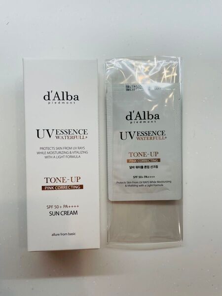 ダルバ d'Alba UV essence toneup pink correcting 新品未開封品