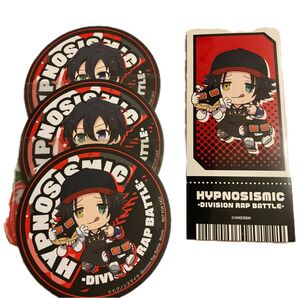 ヒプノシスマイク ヒプマイ コラボ ばくだん焼き コースター チケット風カード