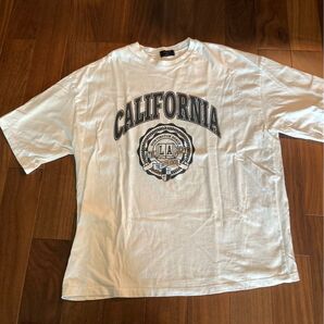 CALIFORNIA ロゴ Tシャツ オフホワイト フリーサイズ