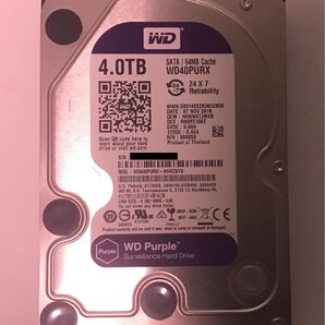 WD Purple HDD WD40PURX 4TB SATA WesternDigital (24カウントダウンボーナス対応可)