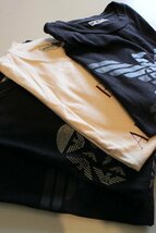 エンポリオアルマーニ.EMPRLO ARMANI.Tシャツ.カットソー.4枚セット.ロゴ　プリント.メードイン イタリー国内正規_画像2