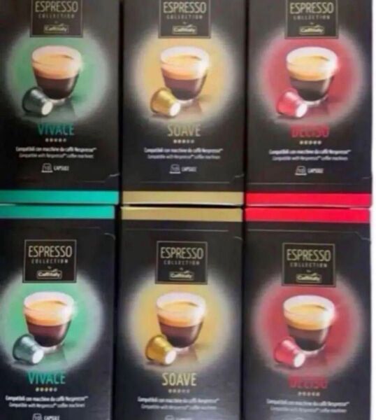 カフィタリー Caffitaly ネスプレッソ 互換カプセル アソート 6箱 60カプセル カフィタリー ネスプレッソ
