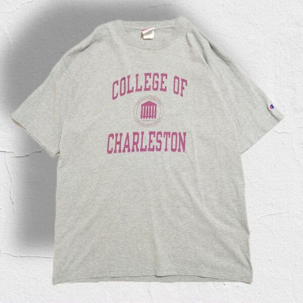Champion チャンピオン カレッジTシャツ 半袖Tシャツ 刺繍ロゴ