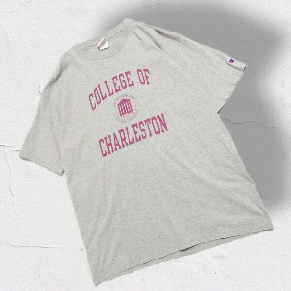 Champion チャンピオン カレッジTシャツ 半袖Tシャツ 刺繍ロゴ