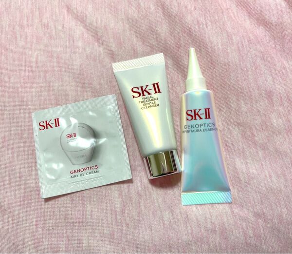 SK-II エスケーツー サンプル ジェノプティクス インフィニットオーラ エッセンス UVクリーム クレンザー
