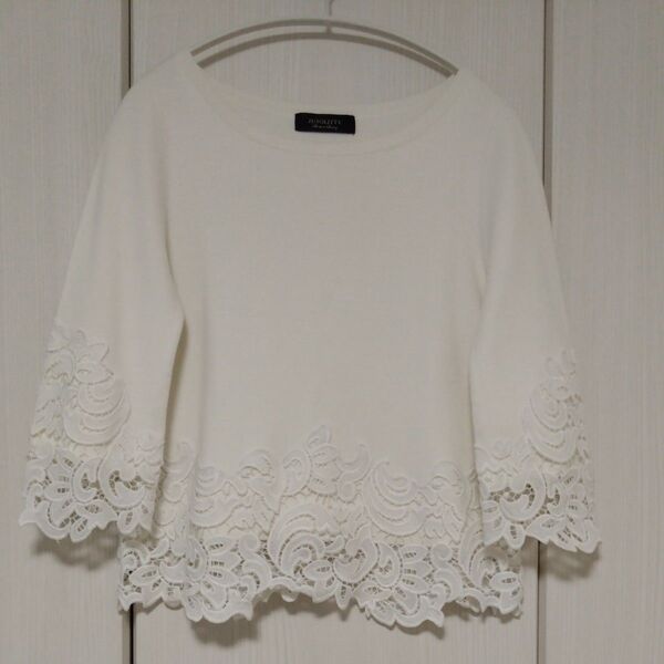 JUSGLITTY レース カットソー