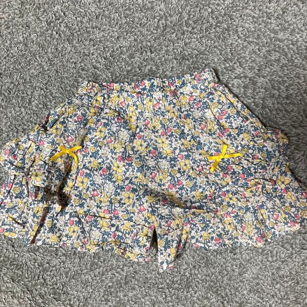 小花柄 ハーフパンツ 110
