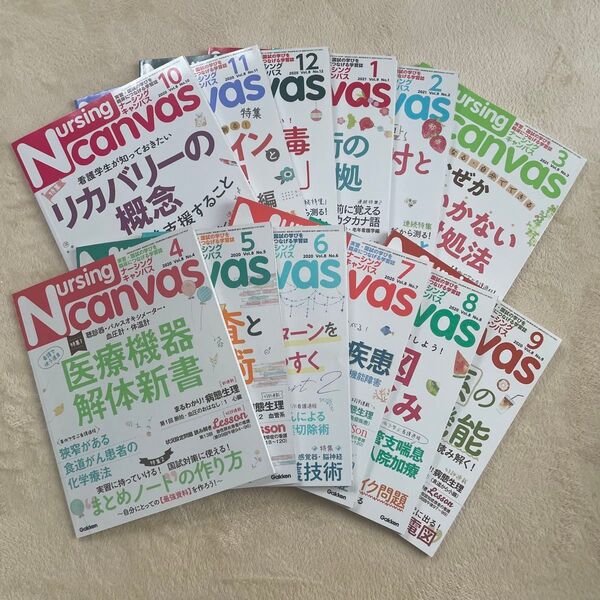 Nursing Canvas 2020年〜2021年 12冊 まとめ売り