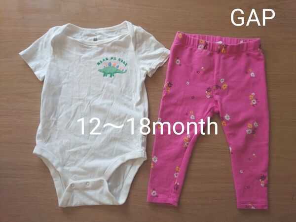 GAP ベビー服 ロンパース レギンス 2点セット 12~18month