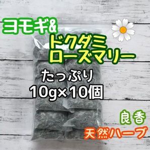 天然 ヨモギ&ドクダミ&ローズマリー 10g×10個 ヨモギ蒸 ハーブバス 薬湯