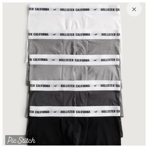 割引あり◎5枚組◎XXL◎新品正規品◎ホリスター◎ボクサーパンツ◎送料込