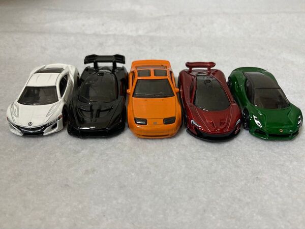 5台セット ルース ホットウィール アキュラ NSX マクラーレン セナ 300ZX P1 ロータス エミーラ HotWheels