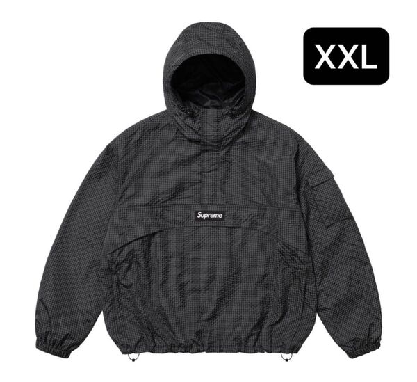 Supreme Reflective Ripstop Anorak "Black"