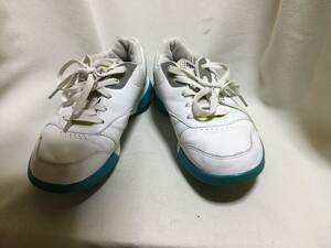 C7059★Reebok★23cm★ホワイト&ブルー　スニーカー★