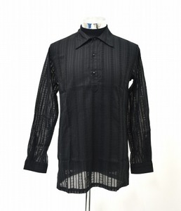 UTAKI ウタキ PULL OVER SHIRT プルオーバーシャツ BLACK ブラック 黒 M 長袖