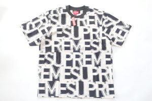 (M)Supreme Spellout S/S TopシュプリームスペルアウトTシャツ黒