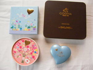 ★GODIVA ゴディバ★　お菓子の空き缶・空き箱　４個セット