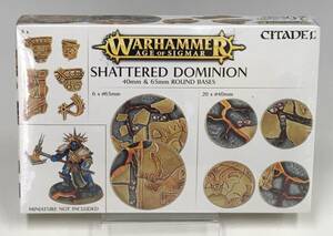 ウォーハンマー SHATTERED DOMINION 40mm＆65mmROUND BASES